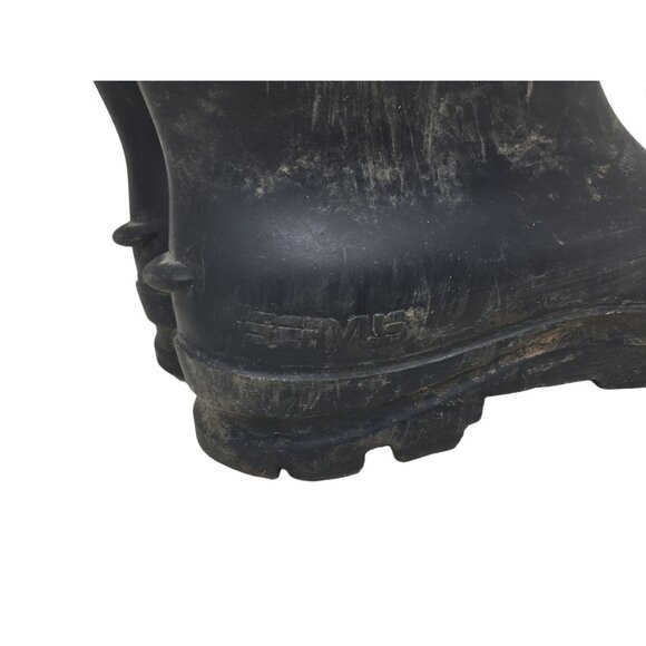 Servus Black Rubber Boots / Rain Boots - Size 12 - Picture 3 of 8